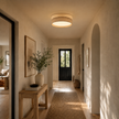 ECO Scandinavian Flush Mount Ceiling Light for Hallway, Kitchen & Bedroom