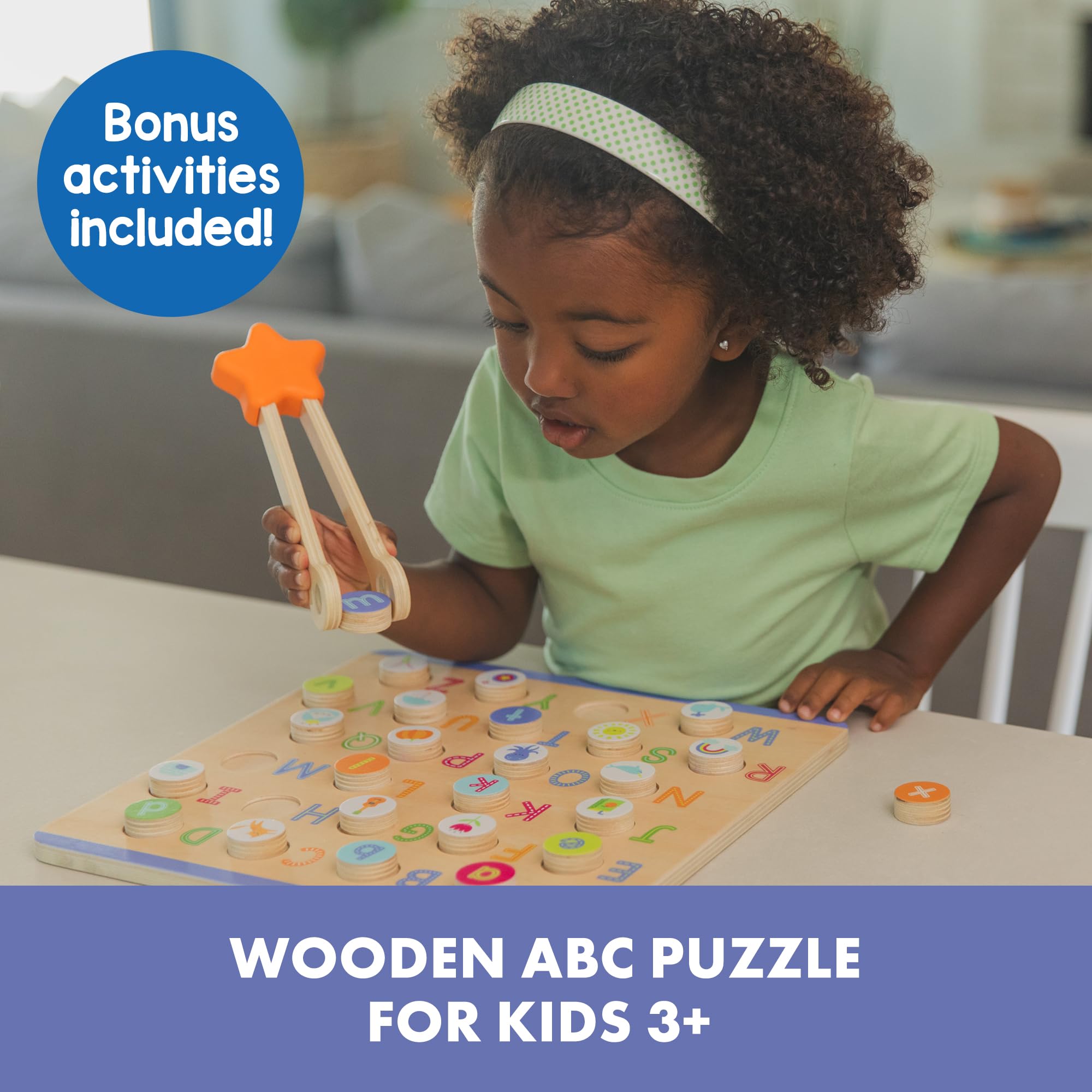 Educational Insights - ABC & LETTER SOUNDS WOODEN PUZZLE