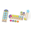 Informations éducatives - ENSEMBLE DE JEUX EN BOIS COMPTEZ ET ASSORTISSEZ