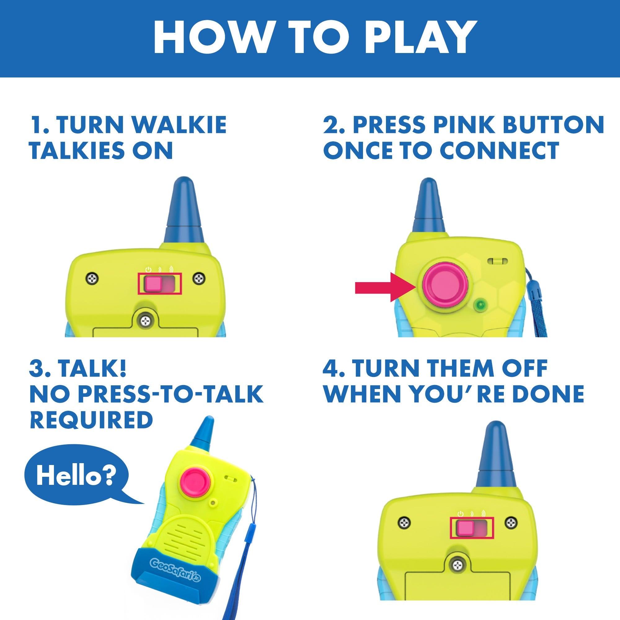 Educational Insights - Geosafari Jr My First Walkie Talkies