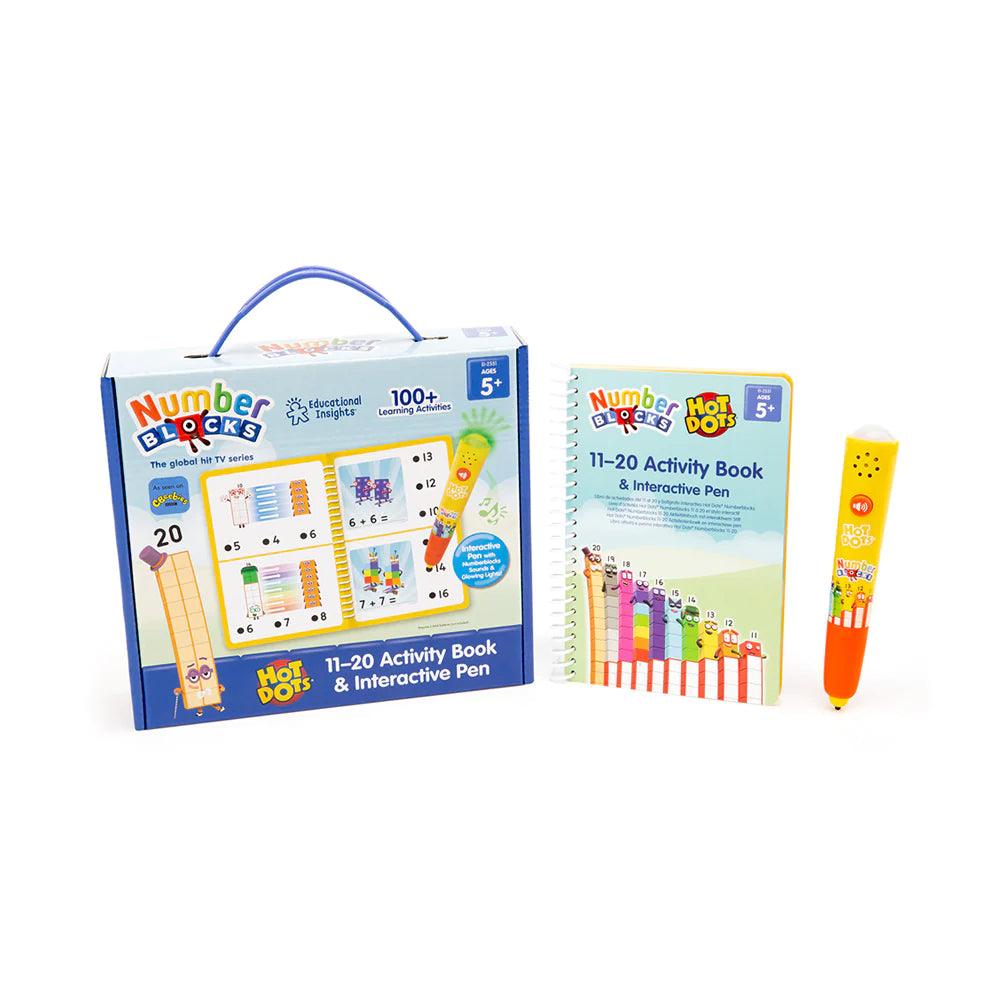 Educational Insights - Hot Dots Numberblocks 11 - 20 Activity Book