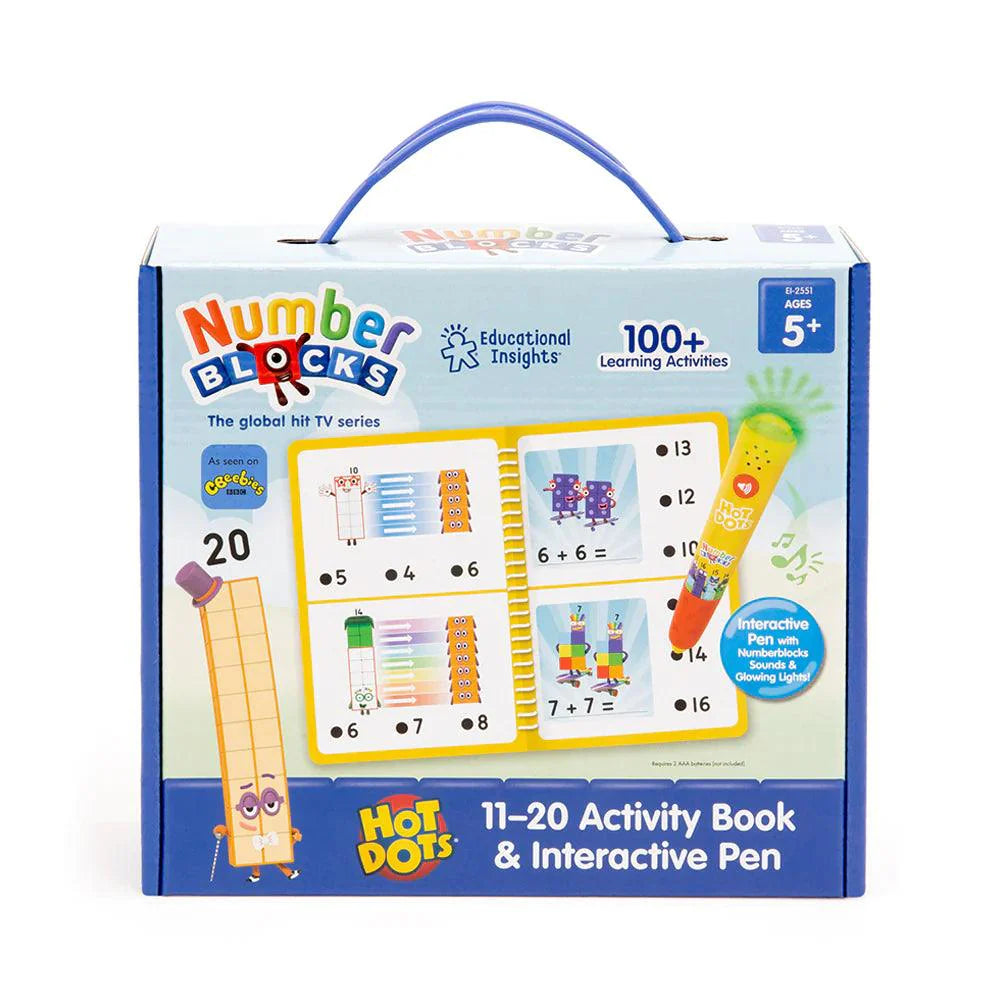 Educational Insights - Hot Dots Numberblocks 11 - 20 Activity Book