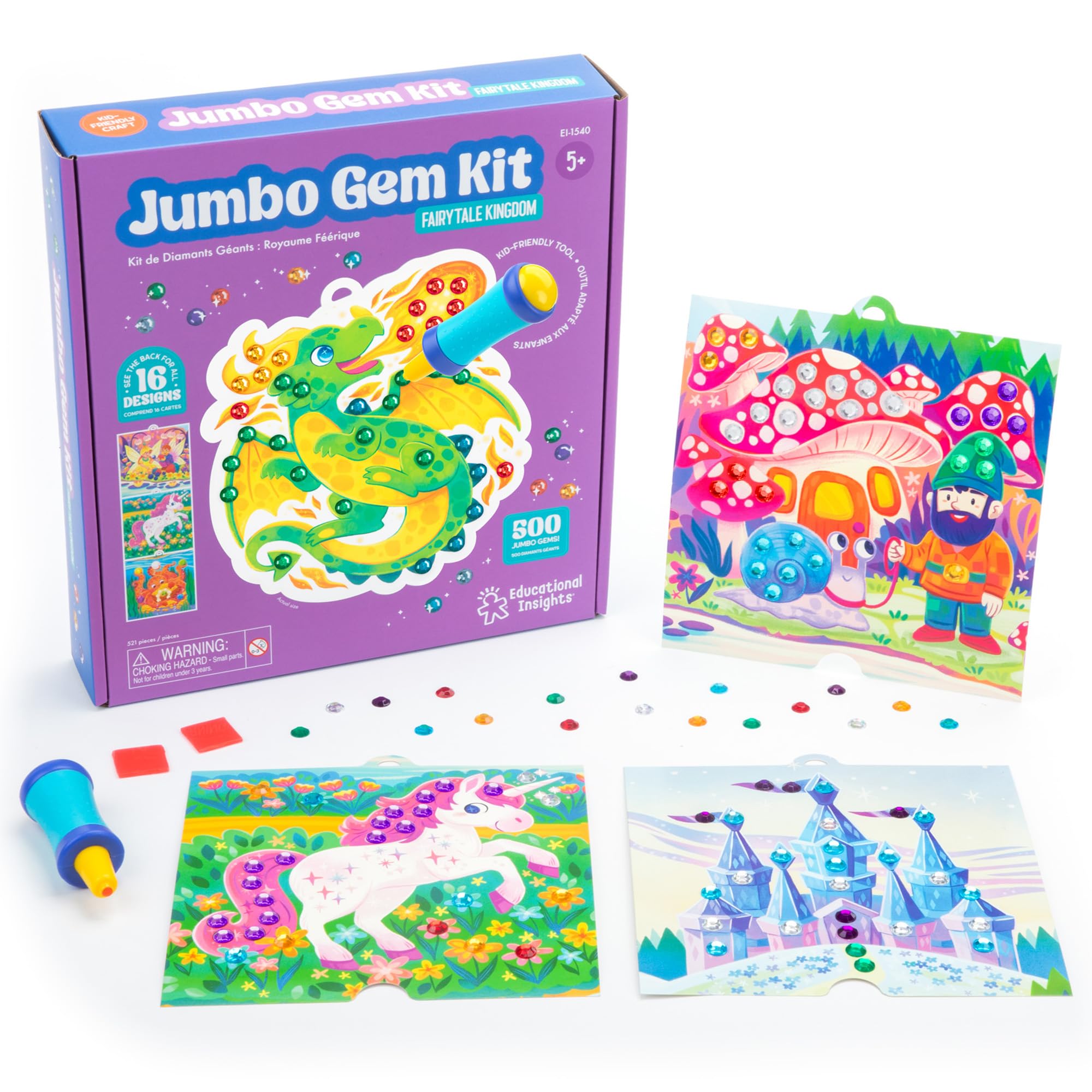 Educational Insights - JUMBO GEM CRAFT KIT