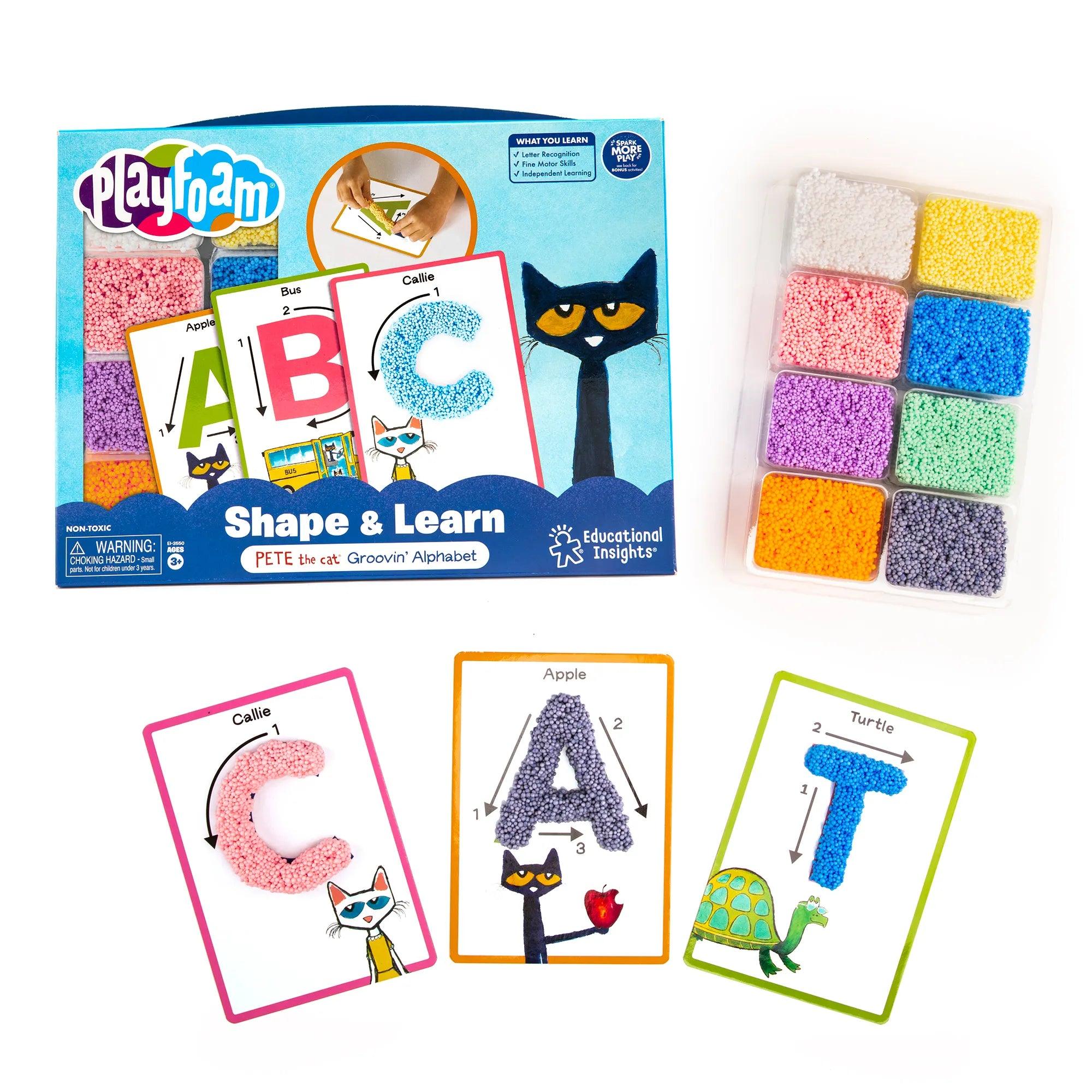 Educational Insights - Playfoam Shape & Learn Pete The Cat Groovin