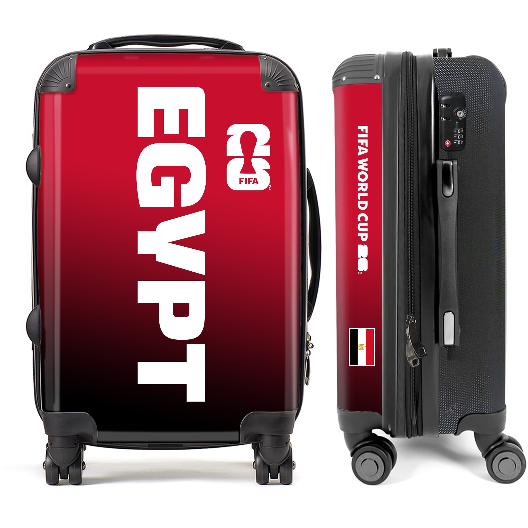 Egypt FIFA World Cup 2026 Vertical Egypt Edition (Red to Black)