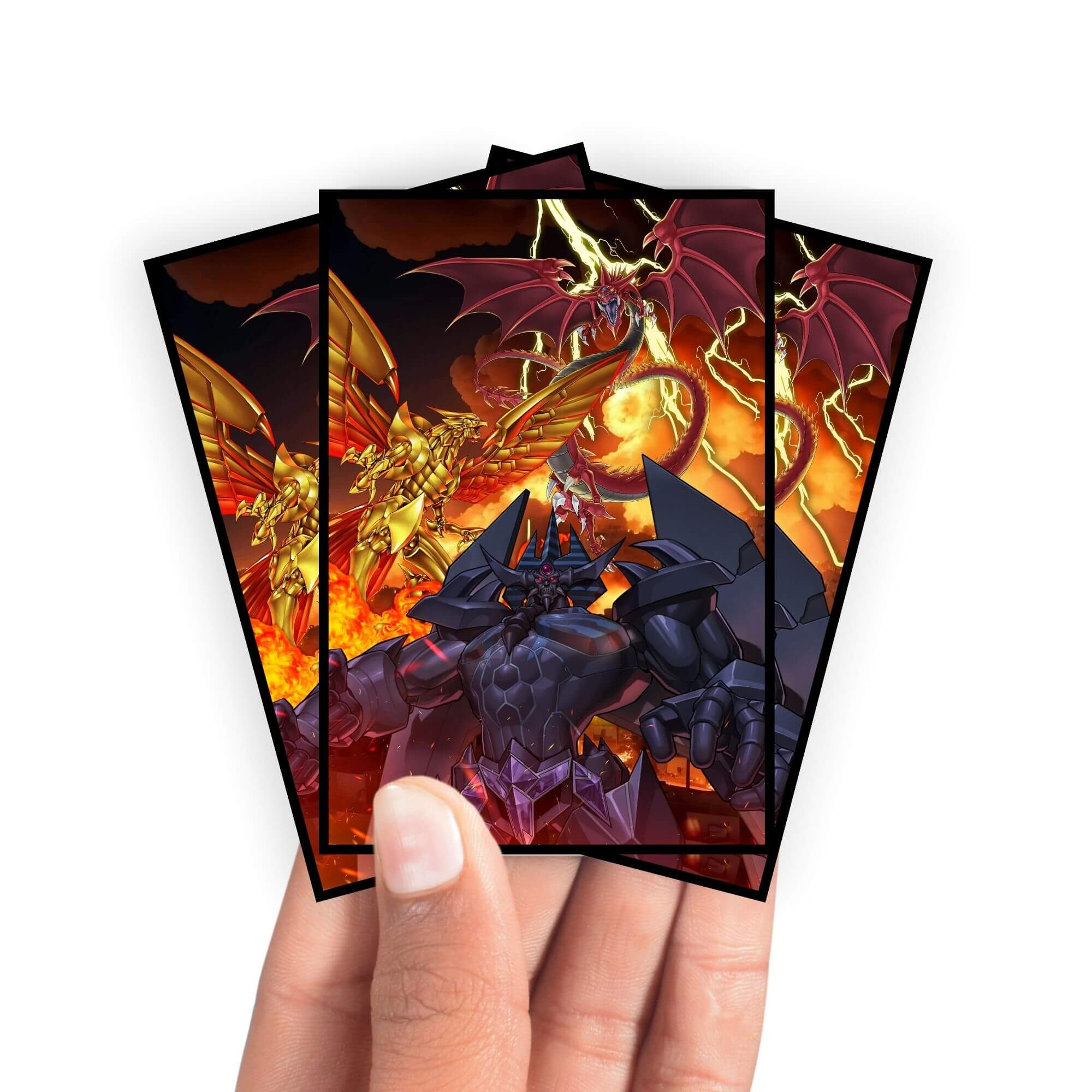 Manches de protection pour cartes de jeu représentant les Dieux Égyptiens