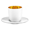 Eisch - Cosmo Espresso with saucer in gift tube - White