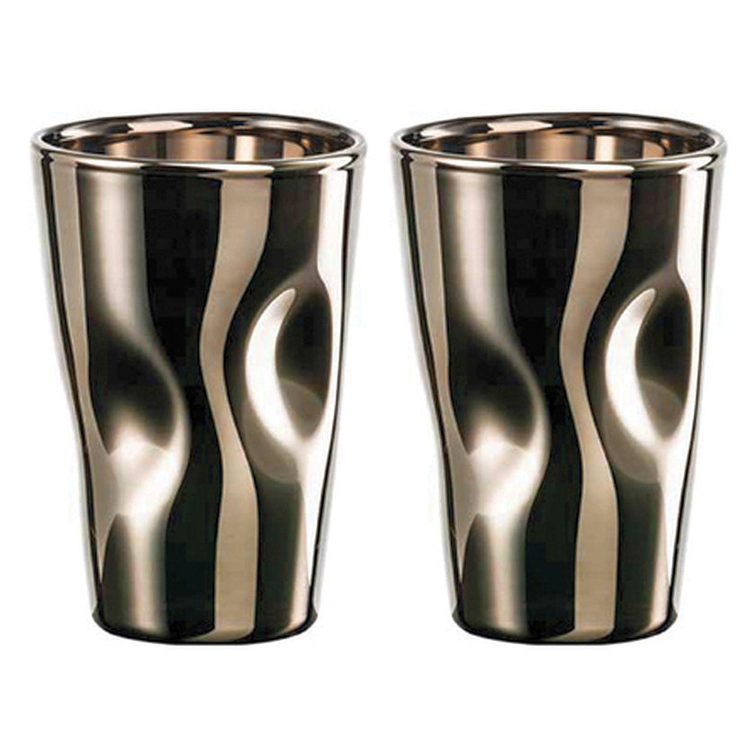 Eisch - Unik Platinum Espresso Glass - 2 Pack