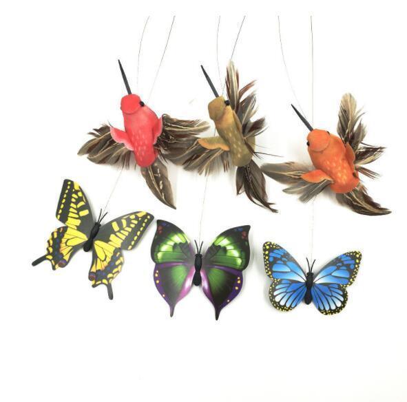 Electric Automatic Rotating Flower Cat Toy – Butterfly & Bird Styles