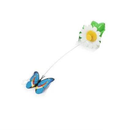Electric Automatic Rotating Flower Cat Toy – Butterfly & Bird Styles