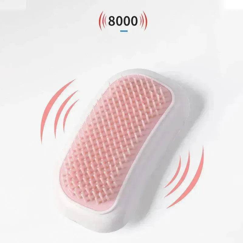 Electric Head Massager Silicone Massage Comb