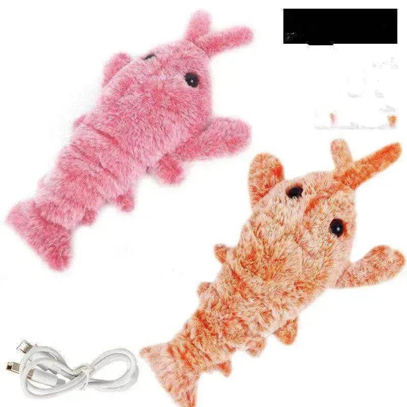 Electric Jumping Shrimp USB Charging Simulation Lobster Funny  Pets Toy