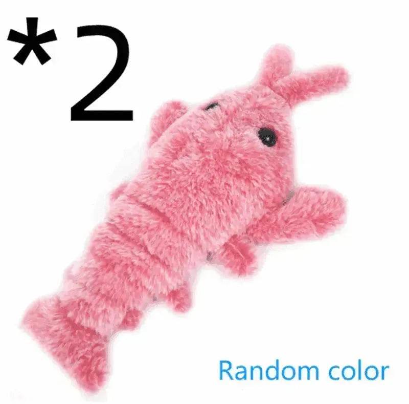 Electric Jumping Shrimp USB Charging Simulation Lobster Funny  Pets Toy