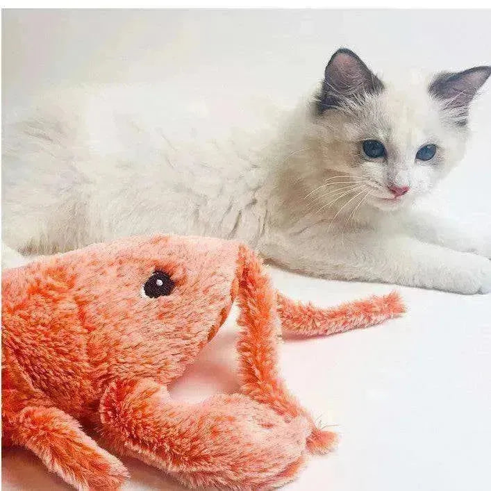 Electric Jumping Shrimp USB Charging Simulation Lobster Funny  Pets Toy