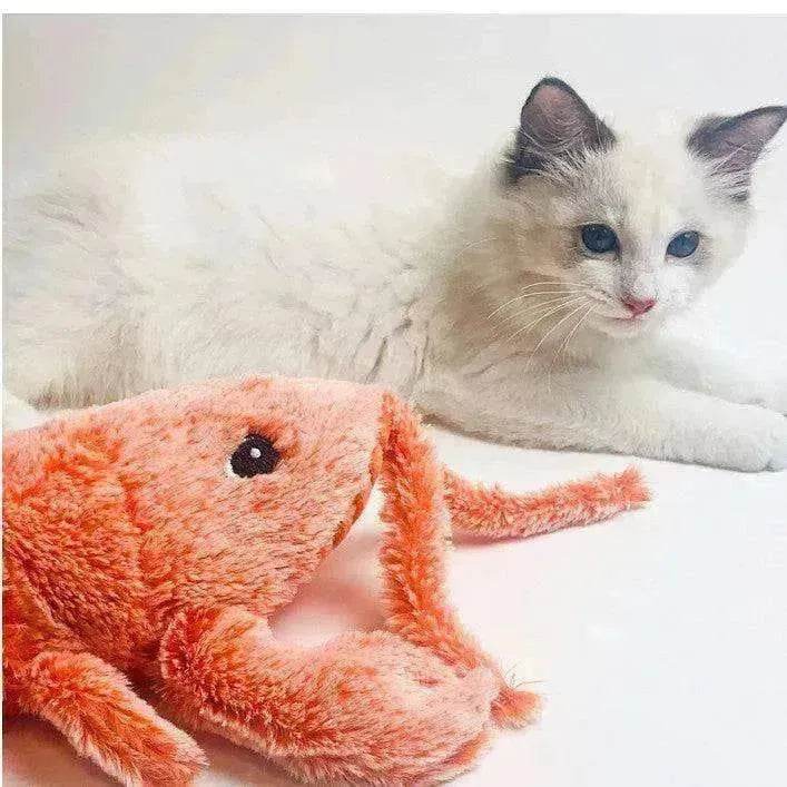 Electric Jumping Shrimp USB Charging Simulation Lobster Funny  Pets Toy