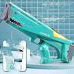 Electric Water Gun Shark Toy: High Pressure Outdoor Beach Fun!