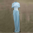 Elegant Pleated Dress Women For Dinner