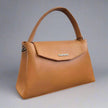 Elegant Sheep Leather Flap Handle Bag