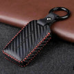 Elegant leather smart car keys chain