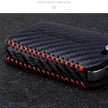 Elegant leather smart car keys chain