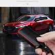 Elegant leather smart car keys chain