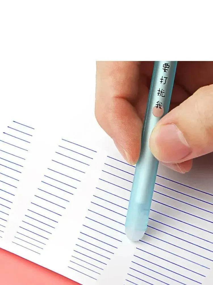 Elementary School Students Use An Erasable Gel Pen To Rub The Easy Sassafras Magic Eraser Pen