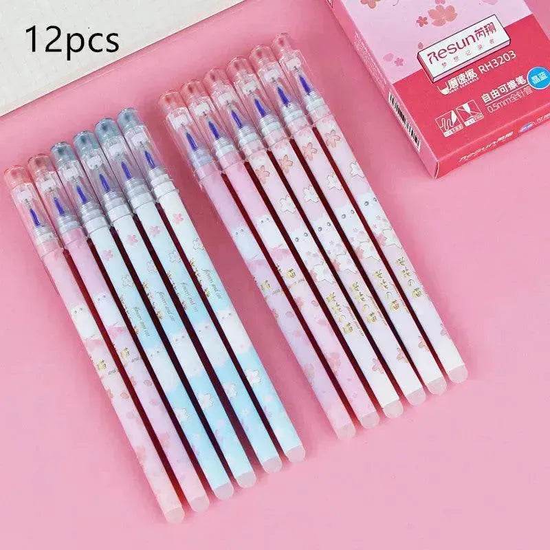 Elementary School Students Use An Erasable Gel Pen To Rub The Easy Sassafras Magic Eraser Pen