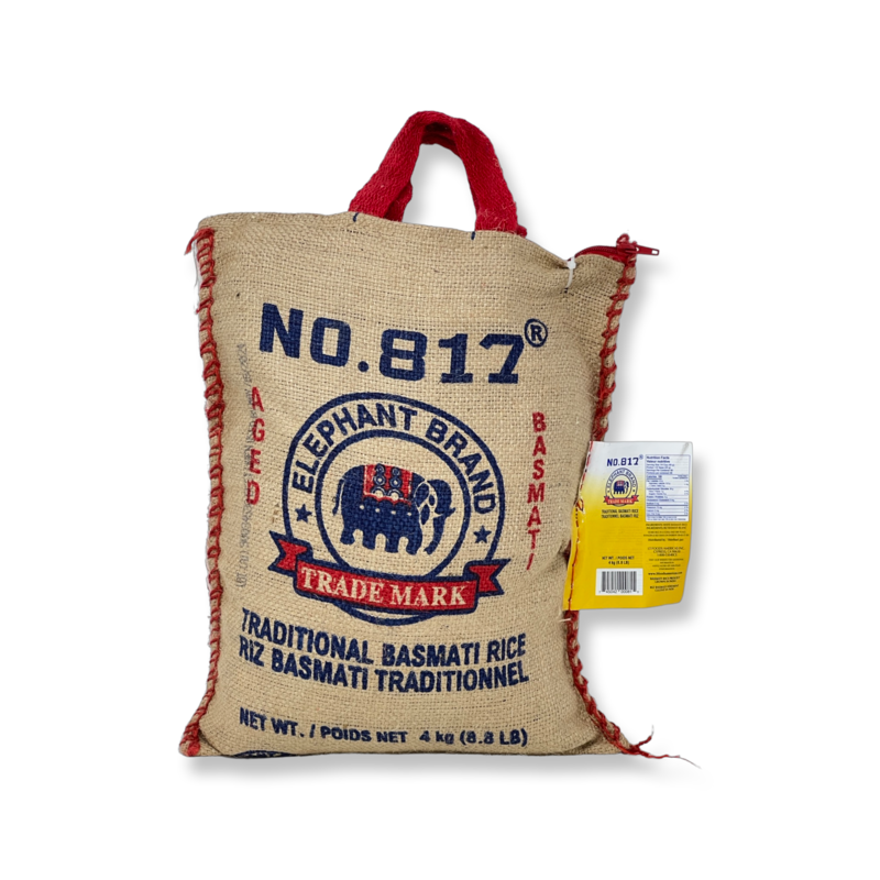 Elephant brand No 817 Extra long Basmati rice 4kg(8.8Lb)