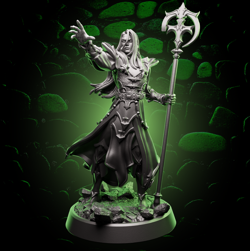 Elf Cleric | Staff | 5e