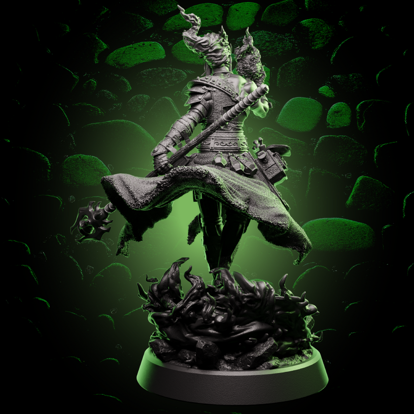 Elf Warlock | Staff | 5e
