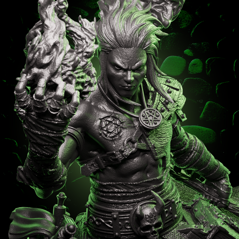 Elf Warlock | Staff | 5e