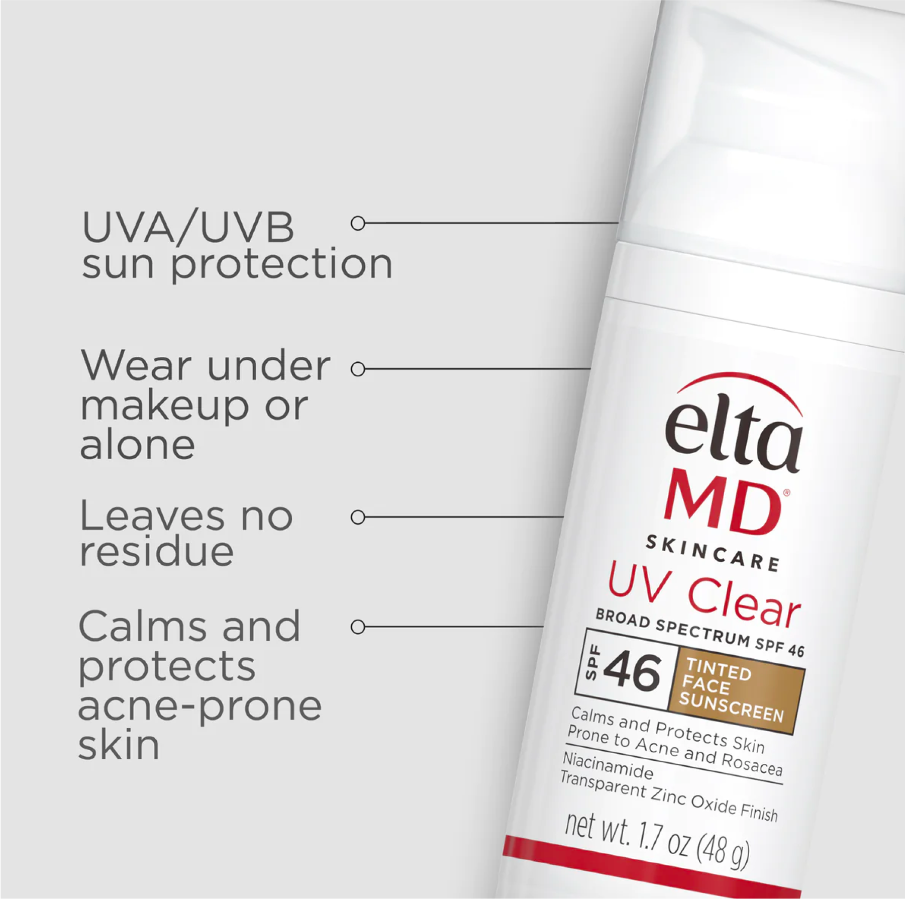 EltaMD UV Clear Tinted SPF 46 Broad Spectrum