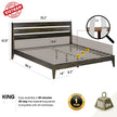 Emery Solid Wood Bed Frame