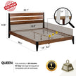 Emery Solid Wood Bed Frame