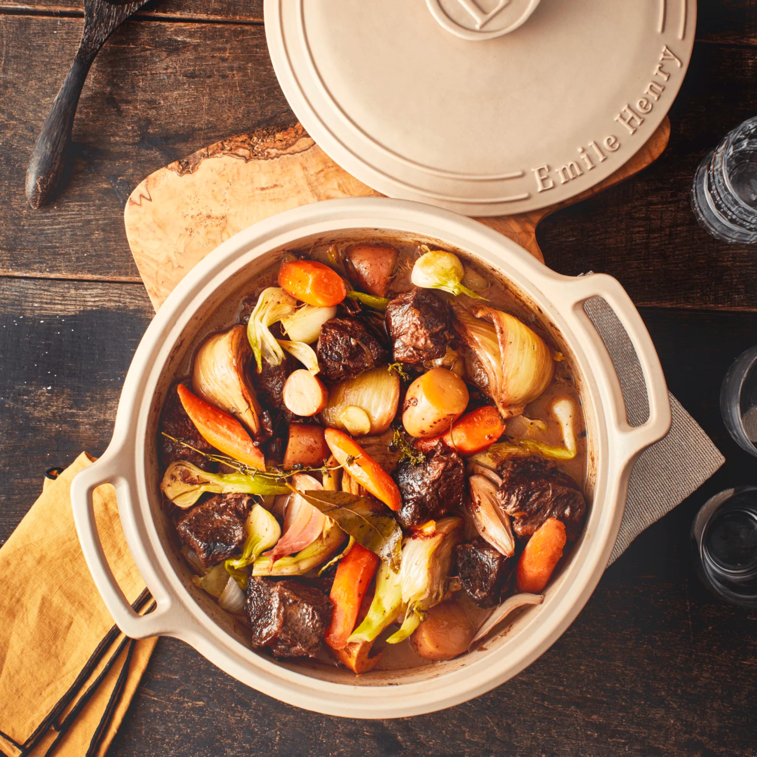 Emile Henry - Sublime - Dutch Oven - S - 34x28.5x16.6cm, 4.2L/4.5qt