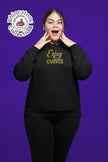 Enjoy My Curves Rhinestone Shirt – Body Positive Sparkle Bling Tee | Blingdazzel
