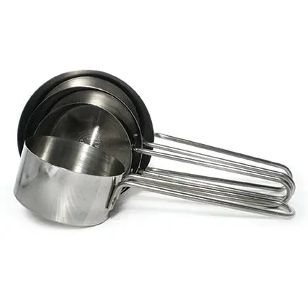 Ensemble de 4 tasses à mesurer en acier inoxydable