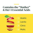 Enzymedica Raw Apple Cider Vinegar w the Mother, 60 caps