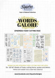 3Quarter Designs Ephemera Fussy Cutting Pack - Words Galore