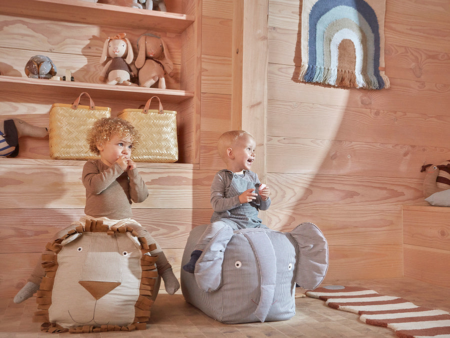 Denim Erik Elephant - Ride on Elephant - Blue
