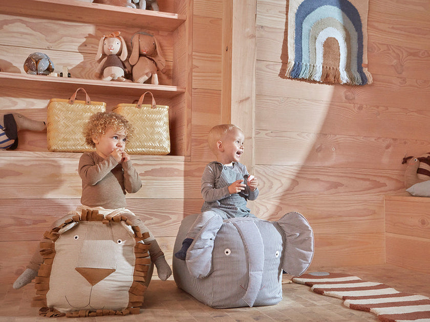 Denim Erik Elephant - Ride on Elephant - Blue