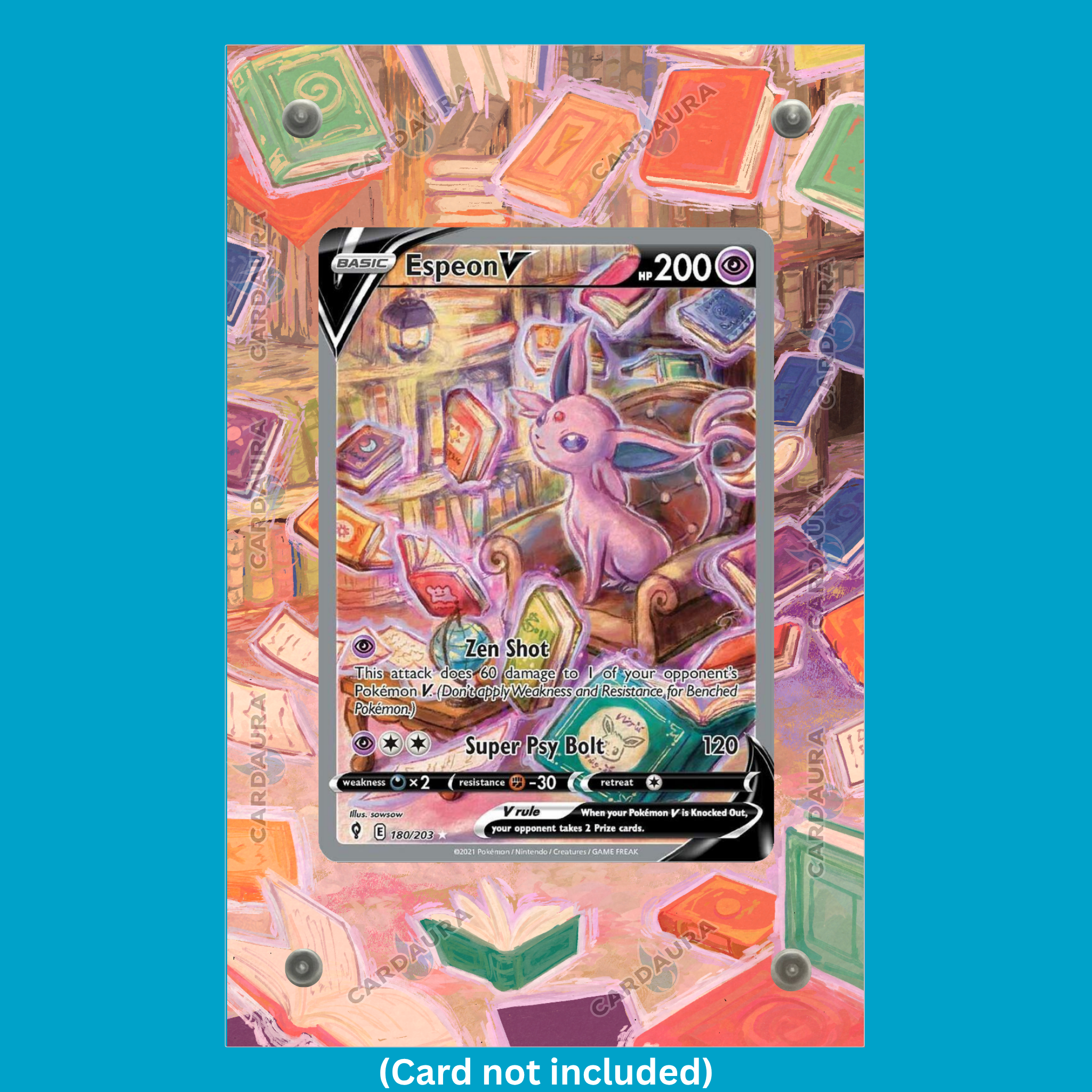 Espeon V 180/203 Evolving Skies (Ungraded) Display Case