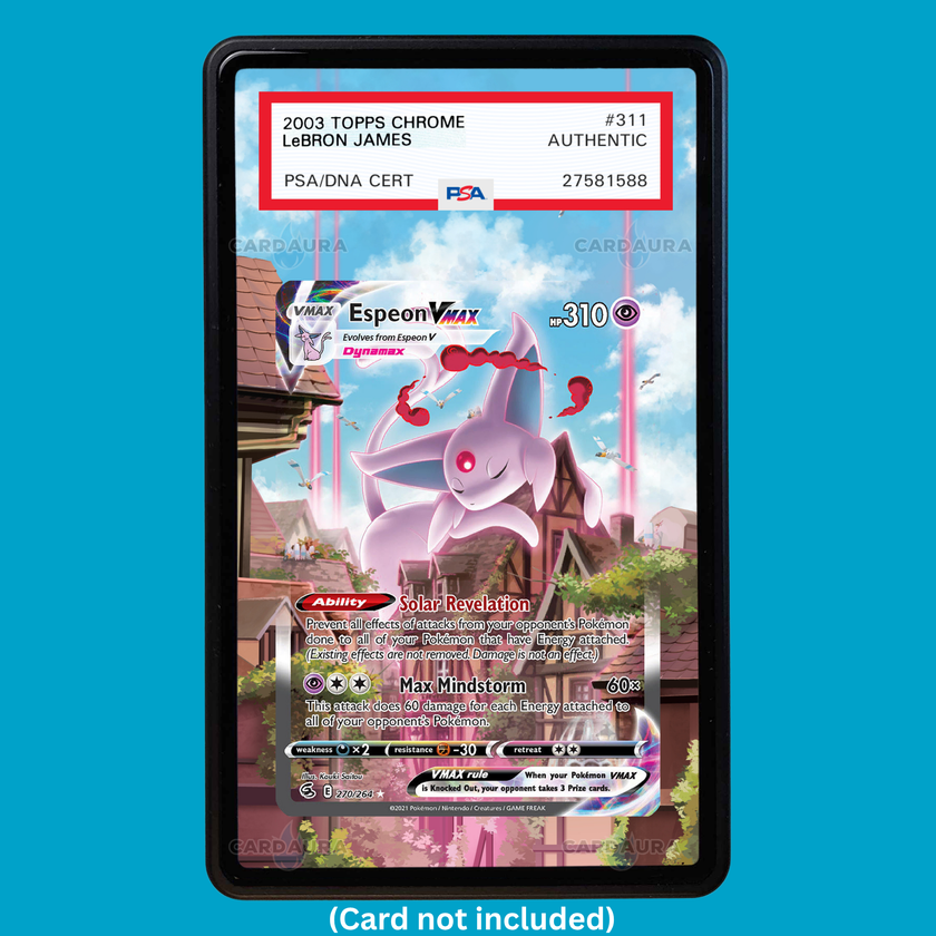Espeon VMAX 270/264 Fusion Strike (Graded) Display Case