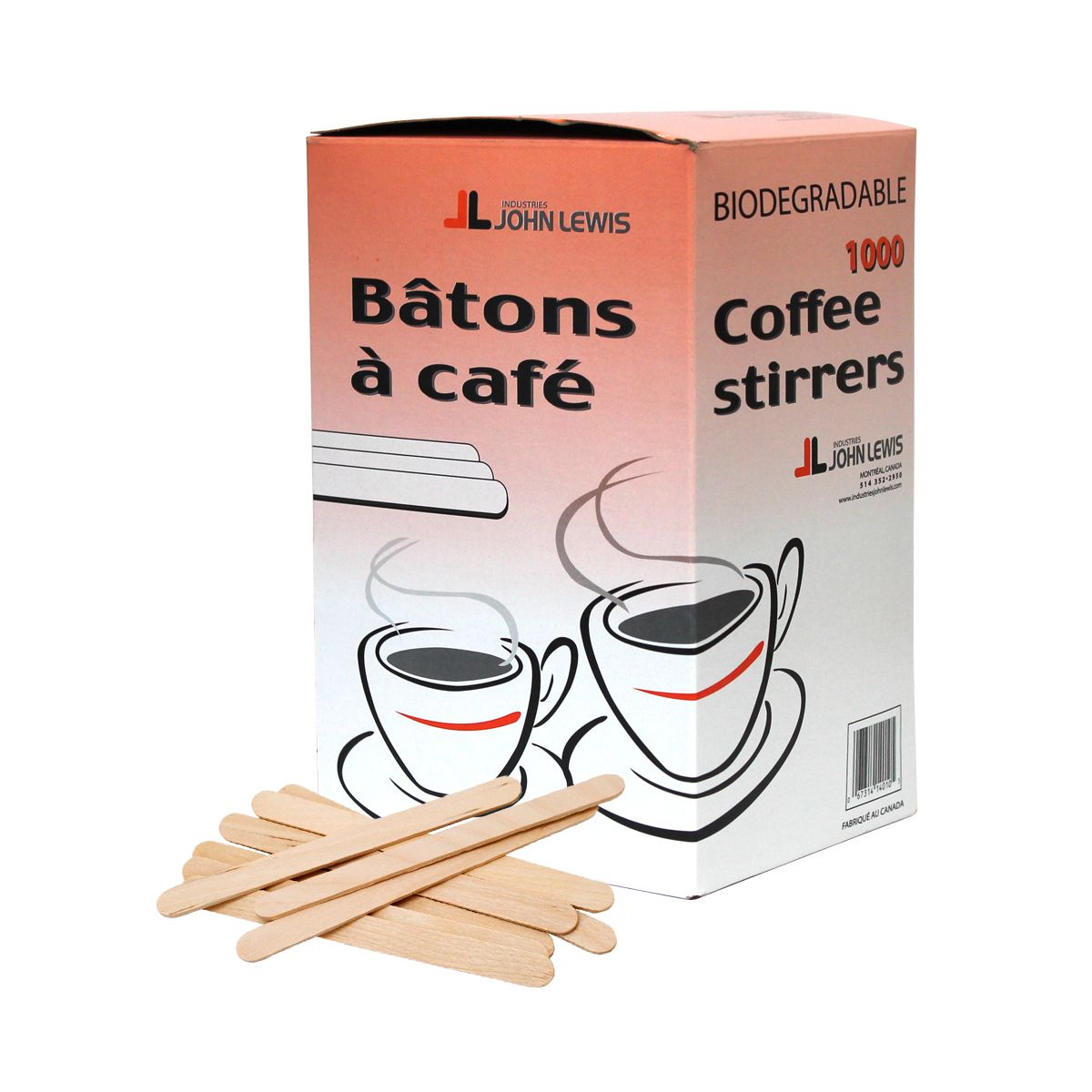 Esthetique Electrolyse Canada - Coffee Sticks / Small Wooden Applicators (1000)