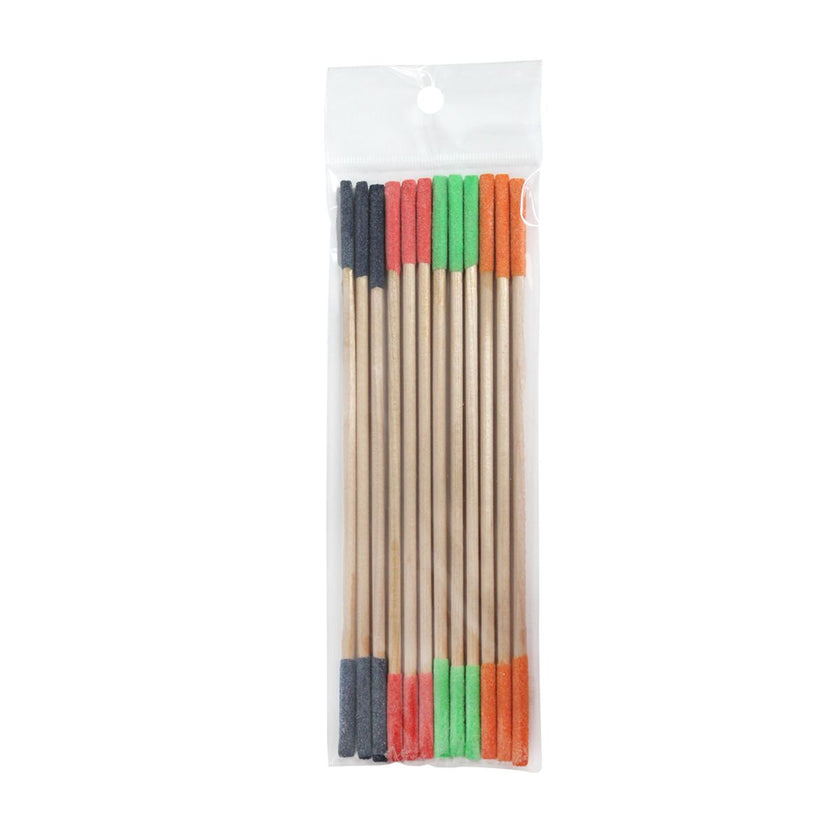 Esthetique Electrolyse Canada - Lot de 12 bâtonnets de ponçage colorés