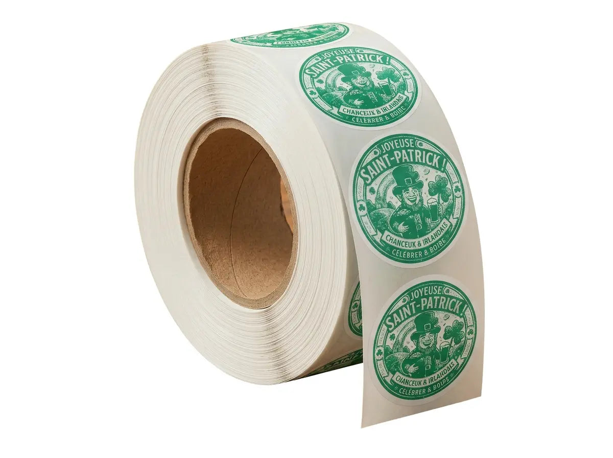 Étiquettes rondes - St Patrick 1 ½