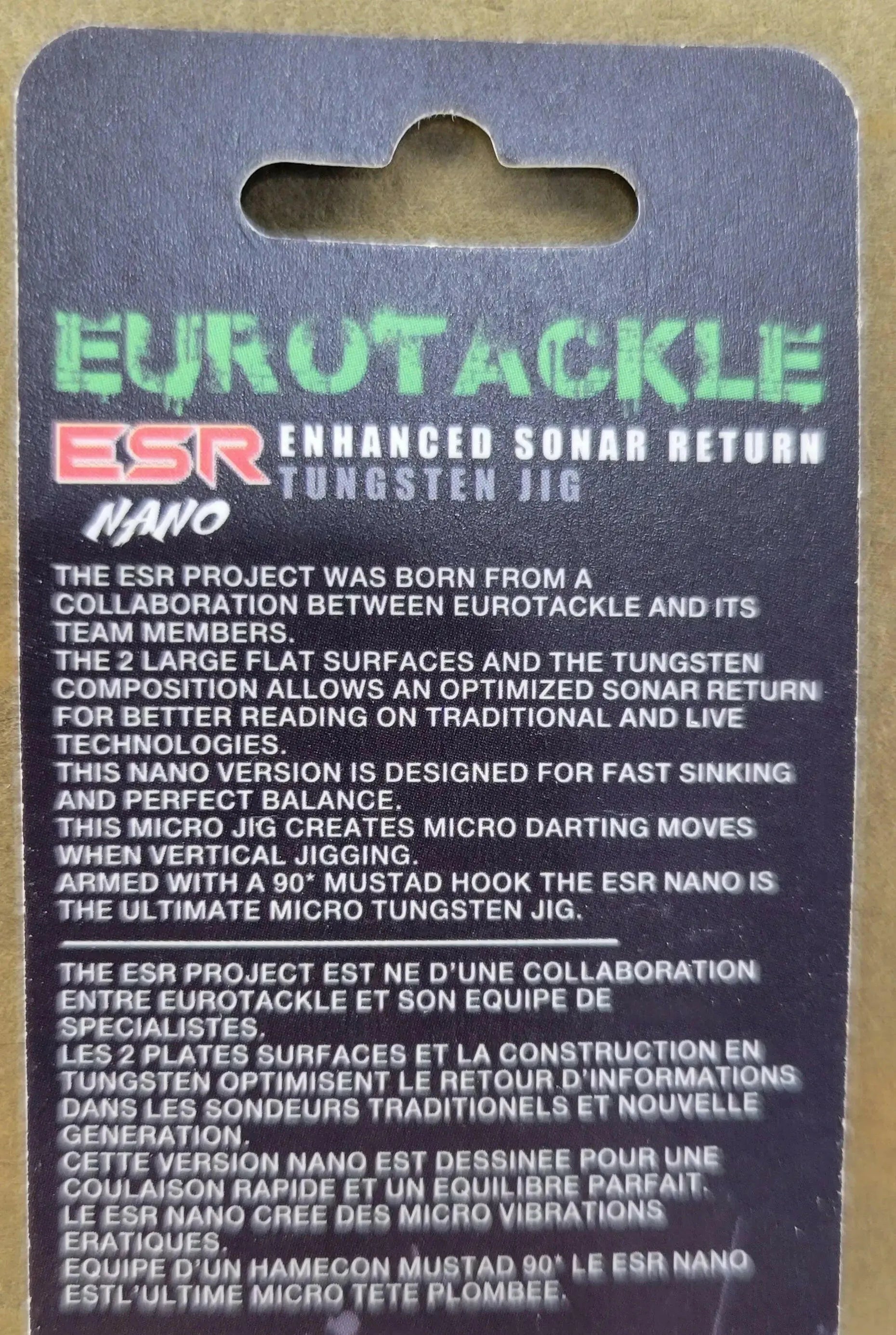 EuroTackle ESR Nano 3.5mm Jig Heads Chartreuse 2pcs