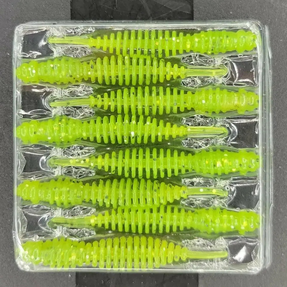EuroTackle Fat Assasin Bait Chartreuse 8/pk