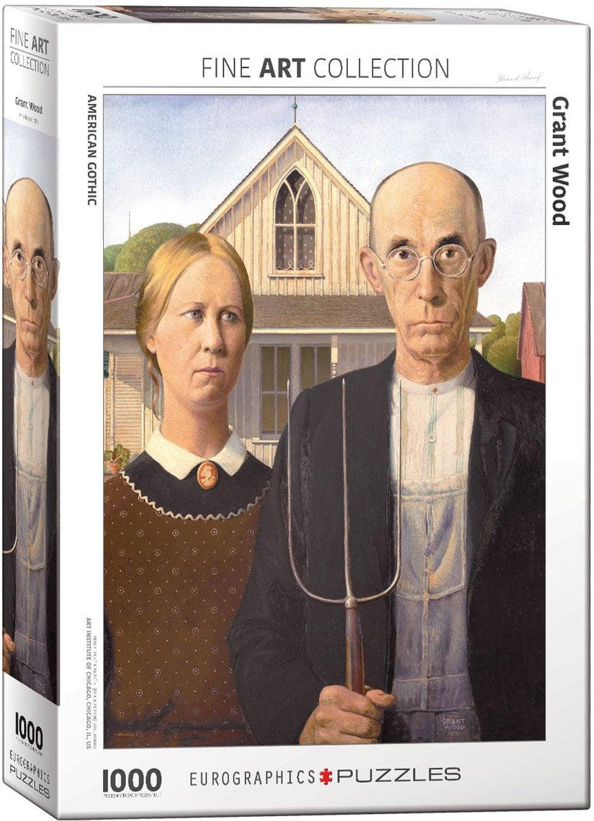 Eurographics - American Gothic By Grant Wood (1000-Piece Puzzle)