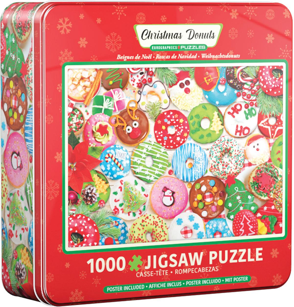 Eurographics - Christmas Donuts - Tin (1000-Piece Puzzle)